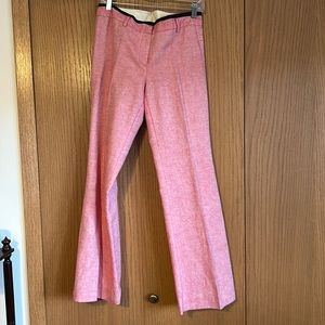 Tory Burch Nantucket Red Linen Pants